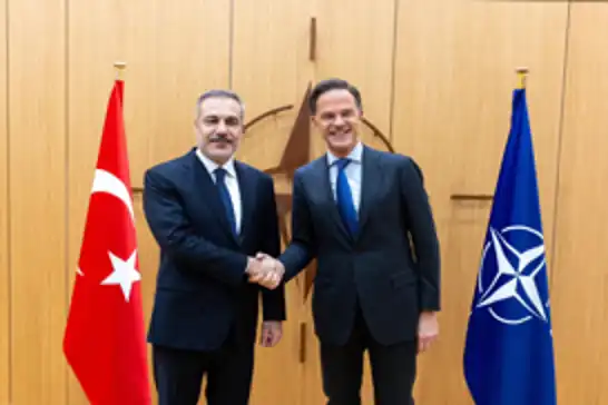 Turkish FM Hakan Fidan meets NATO Secretary General Mark Rutte in Brussels
