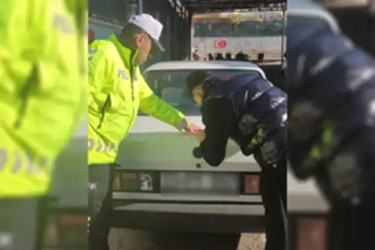 Aracında 'cinayet mamo' yazısı bulunan sürücü cezalandırıldı