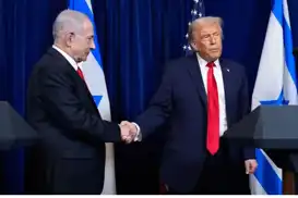 عقب لقائه نتنياهو..ترامب يهدد حماس وإيران مجدداً