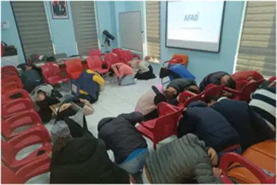 Gençlere afet farkındalık eğitimi