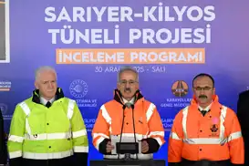 Uraloğlu: Sarıyer–Kilyos Tüneli’nde fiziki gerçekleşme yüzde 76’ya ulaştı