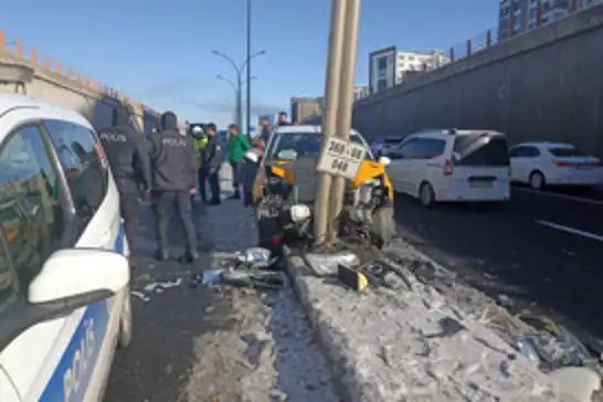 Gizli buzlanma kazaya neden oldu: 1 yaralı