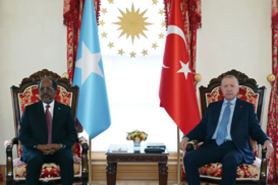 Erdoğan receives Somali President Hassan Sheikh Mohamud in Istanbul