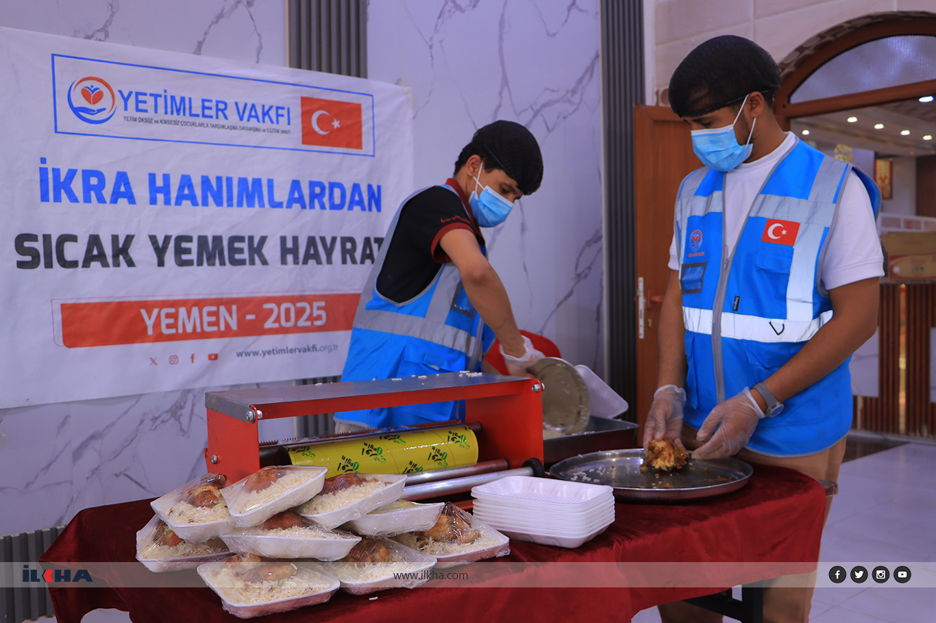 Orphans Foundation distributes hot meals to needy families in Yemen