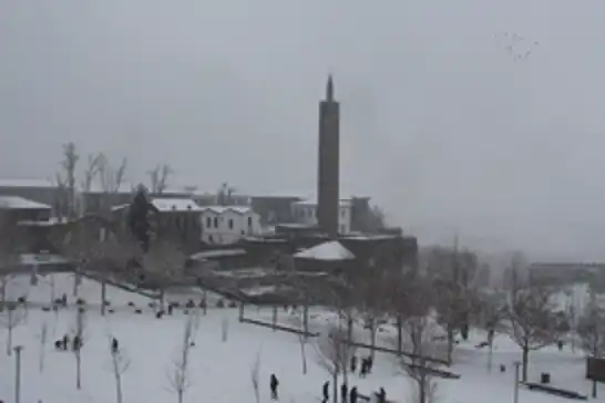 Diyarbakır için beklenen kar yağışı başladı