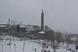 Diyarbakır için beklenen kar yağışı başladı