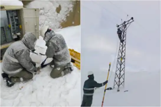 Kar yağışı nedeniyle 6 ilde elektrik arıza çalışmaları sürüyor