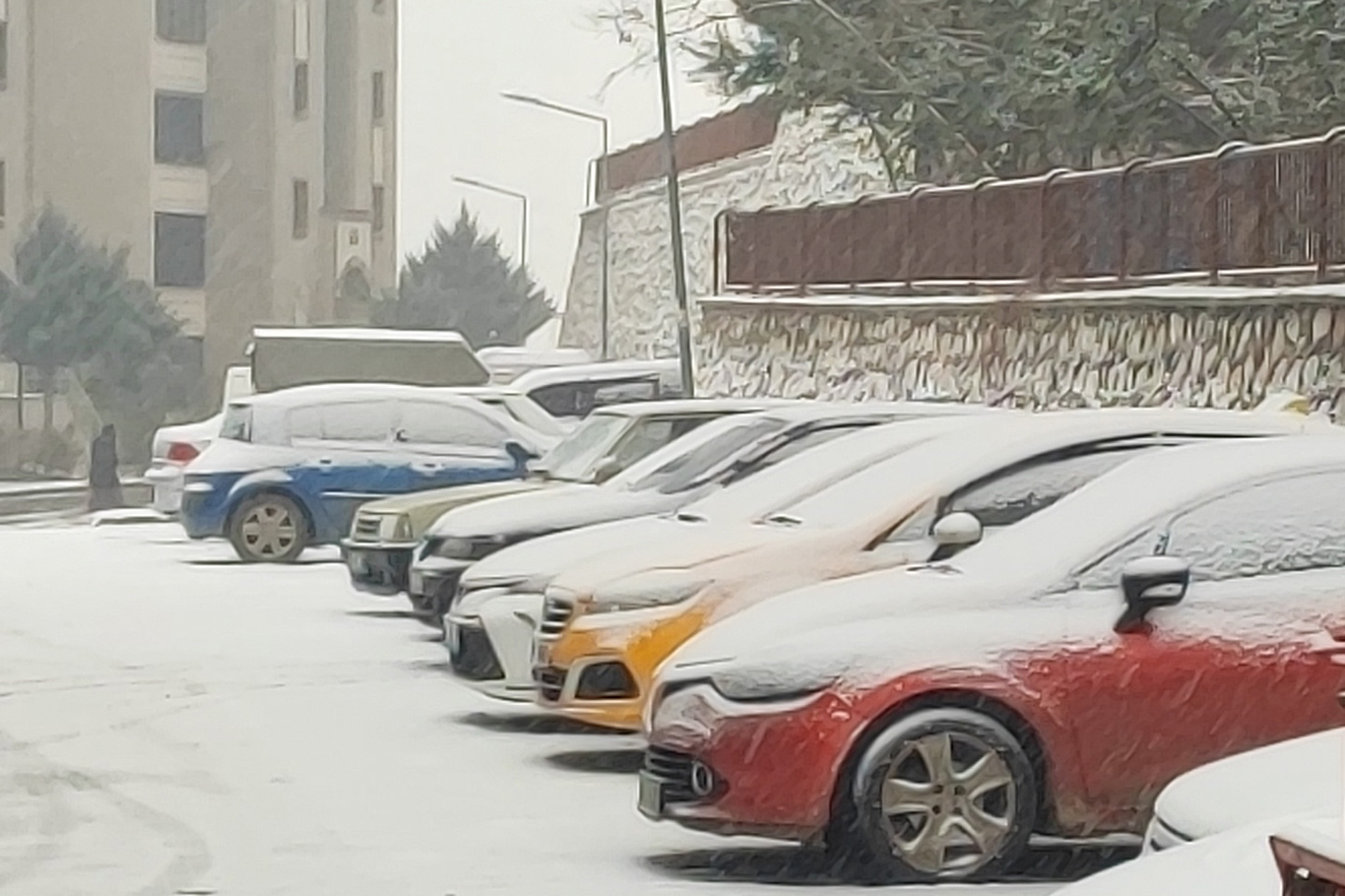 Malatya 2 günün ardından tekrar beyaza büründü