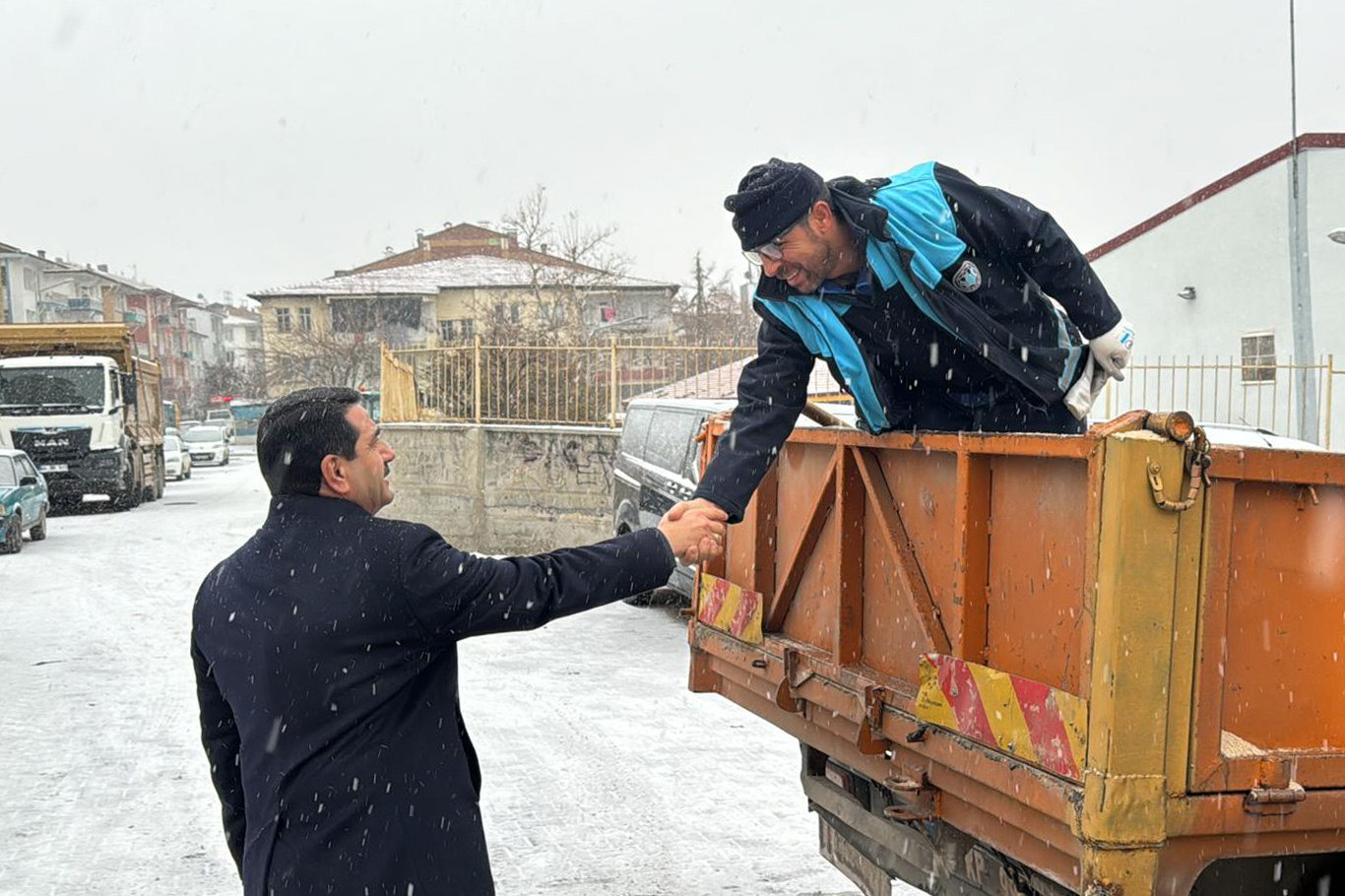Malatya 2 günün ardından tekrar beyaza büründü