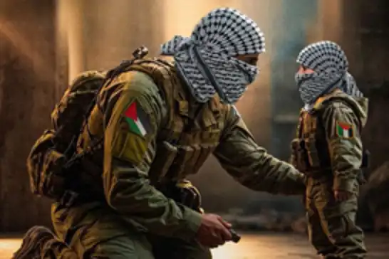 "Filistin'in başkenti neresi?": Ebu Ubeyde'nin şehit oğluyla videosu gündem oldu