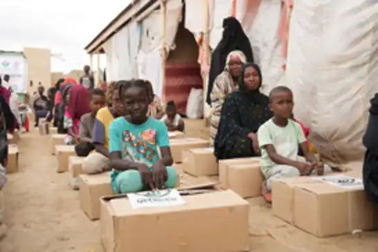 Avrupa Yetim Eli, Sudan'da kamplarda kalanlara gıda desteğinde bulundu