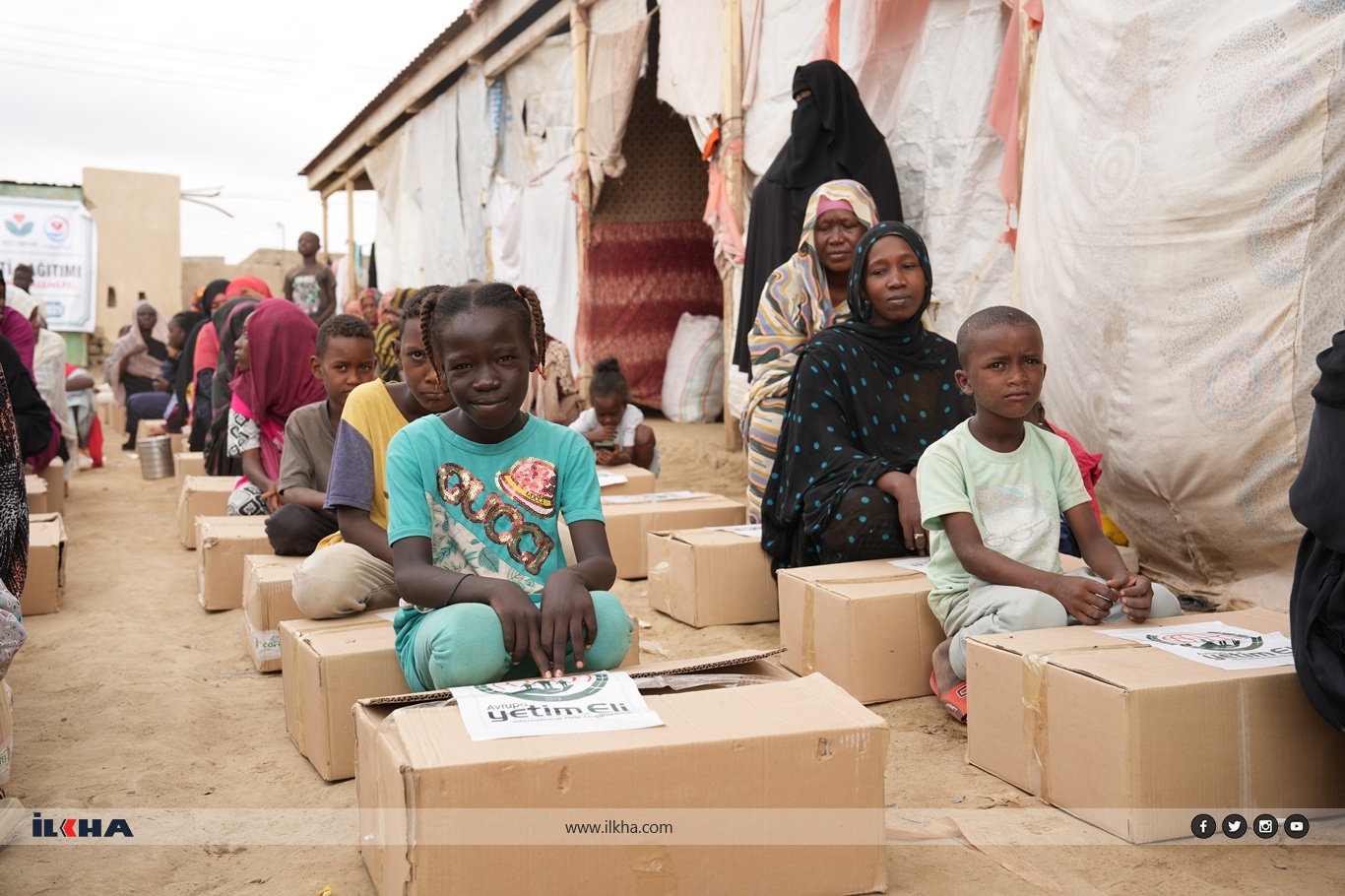 European Orphan Hand extends food aid to displaced families in Sudan