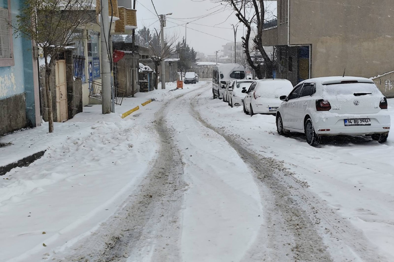 Dargeçit’te kar yağışına karşı yetersiz  çalışma 