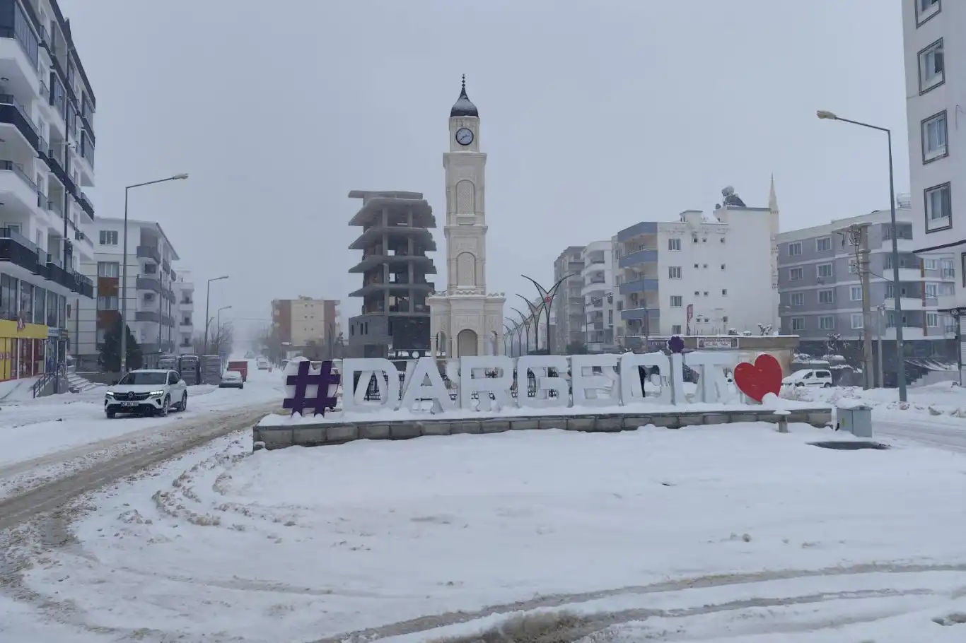 Dargeçit’te kar yağışına karşı yetersiz  çalışma 