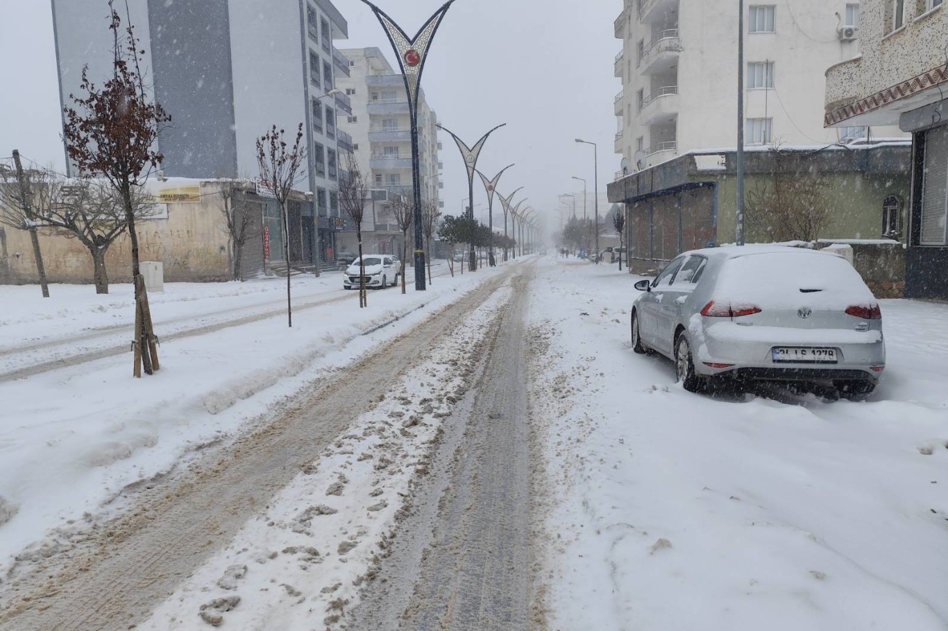 Dargeçit’te kar yağışına karşı yetersiz  çalışma 