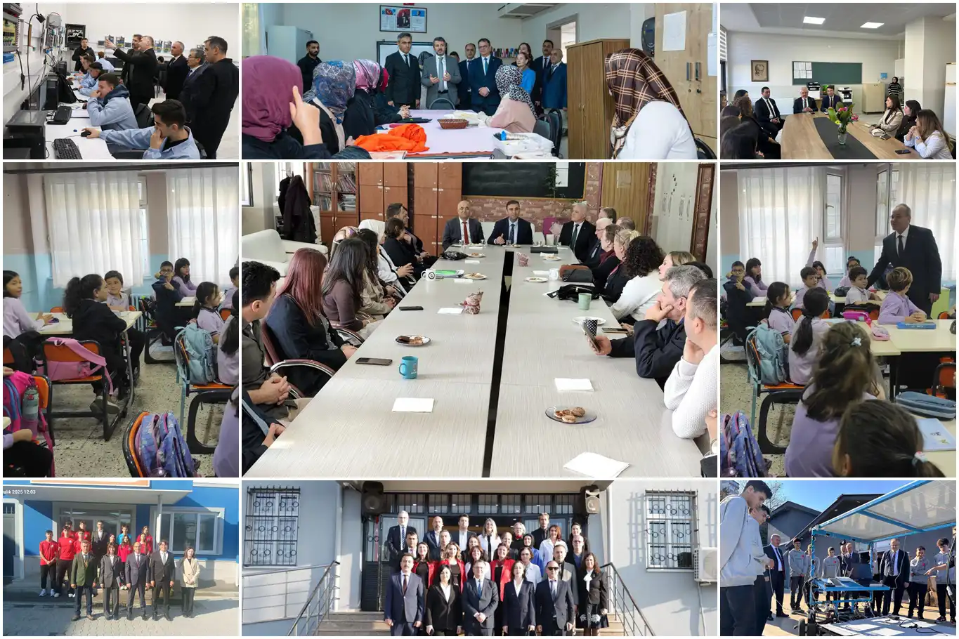 MEB birim amirleri, Zonguldak ve ilçelerinde saha ziyaretlerinde bulundu