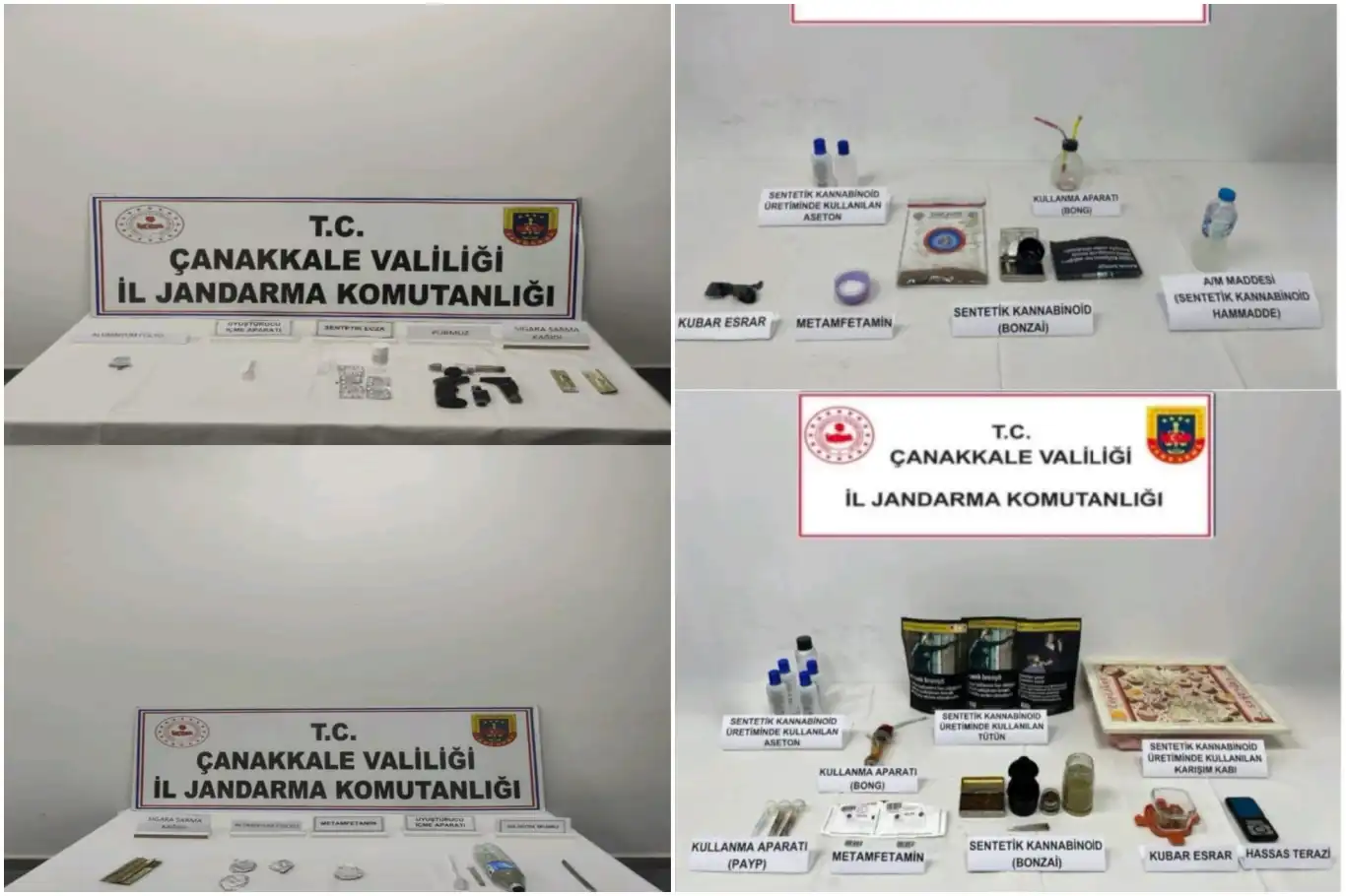 Çanakkale’de uyuşturucu operasyonlarında 11 şüpheli gözaltına alındı