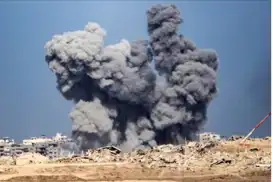 الاحتلال الصهيوني يقصف وينسف المنازل شمال وجنوب غزة