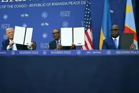 DR Congo and Rwanda sign US-brokered peace agreement in Washington