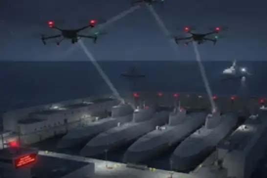 Fransa'da nükleer denizaltıların bulunduğu üssün üzerinde İHA alarmı