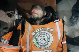 Siyonist rejimin saldırısında Filistinli sivil savunma subayı şehit oldu