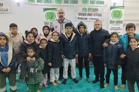 Umut Kervanı, bu kış da Siverek’te yüzlerce minik yüreği ısıttı     