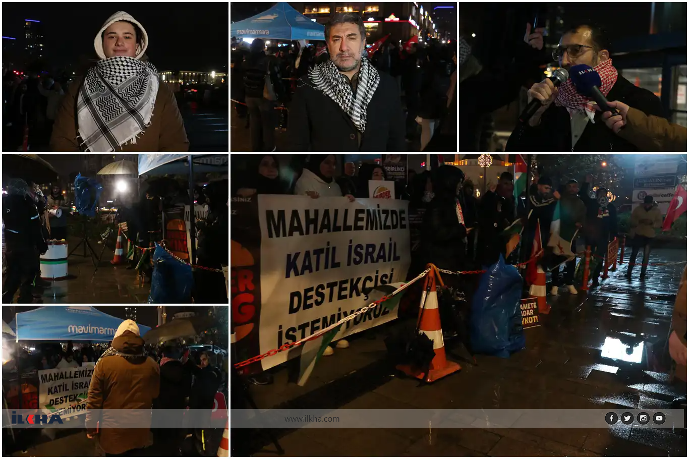 مواصلة اعتصام المقاطعة في باشاك شهير للمطالبة بإغلاق شركة متهمة بدعم الاحتلال