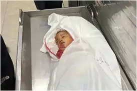 رژێمی داگیرکەر منداڵێکی ساوای ٣ ساڵانی شەهید کرد