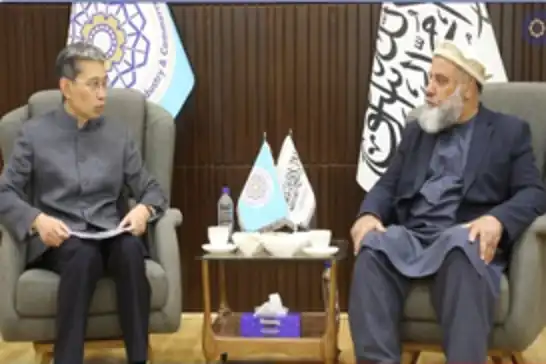 Kabul hosts talks With Chinese ambassador to boost economic ties