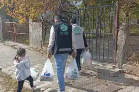 Bingöl'de Umut Kervanı’ndan 203 aileye yardım