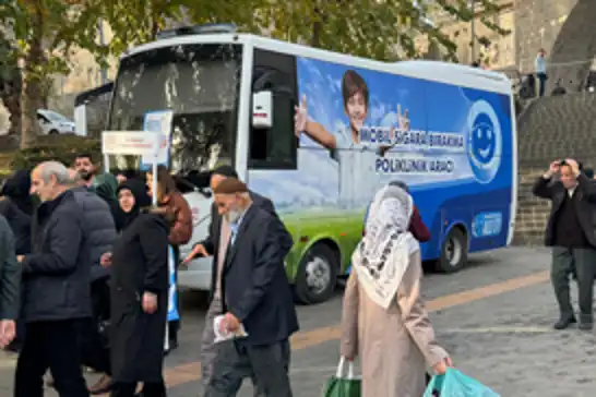 Diyarbakır’da sigarayla mücadele sokağa taşındı