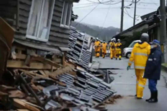 Erda Japonyayê piştî erdeheja 7,2yê 9 santîmetre şiqitî