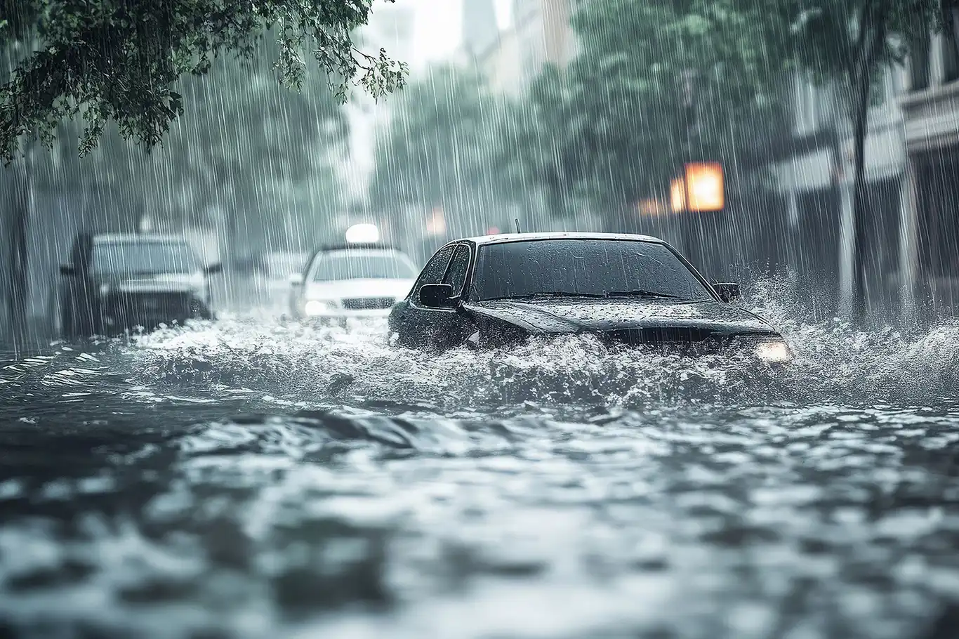 KKTC'de şiddetli yağışlar sele neden oldu