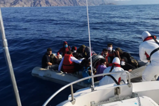 Turkish Coast Guard rescues 13 irregular migrants in Muğla