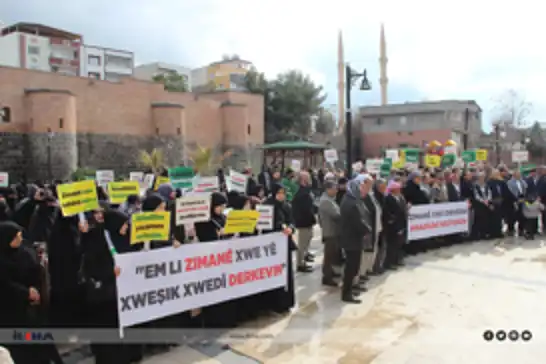 HÜDA PAR holds march for elective Kurdish lessons in Cizre