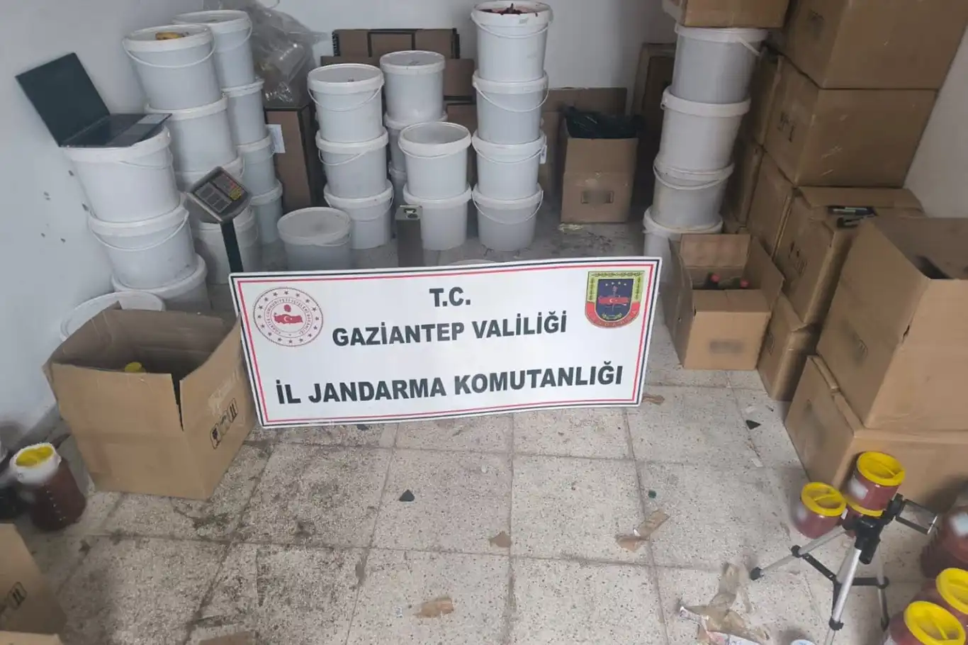 Gaziantep'te tağşiş ürün operasyonu