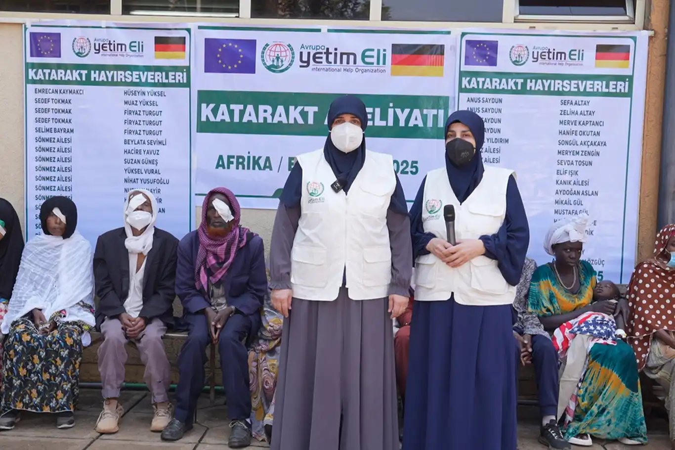 Avrupa Yetim Eli Etiyopya'da 70 Katarakt hastasını tedavi etti