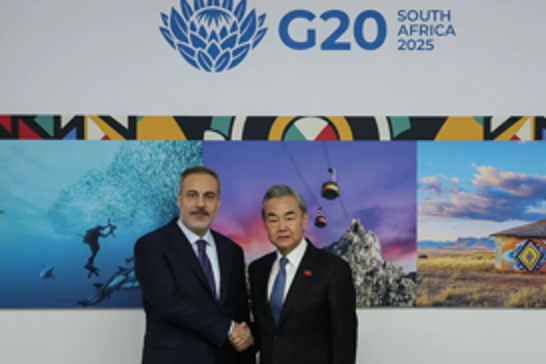 Turkish, Chinese foreign ministers discuss bilateral and global issues at G20 summit