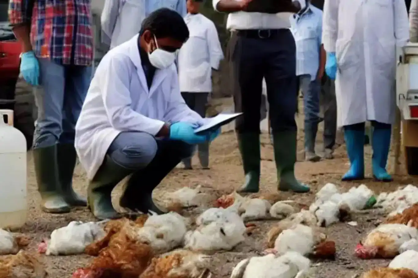 ترس و دڵەڕاوکێ لەسەر نەخۆشییە نهێنییەکان لە هیندستان: زۆرێک لە مریشکەکان دەمرن