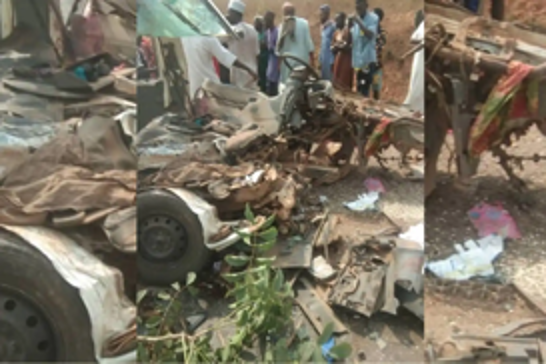 Fourteen killed in fatal bus-tanker collision in central Nigeria