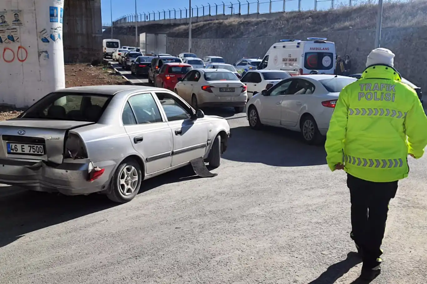 Şanlıurfa’da zincirleme kaza: 1 yaralı