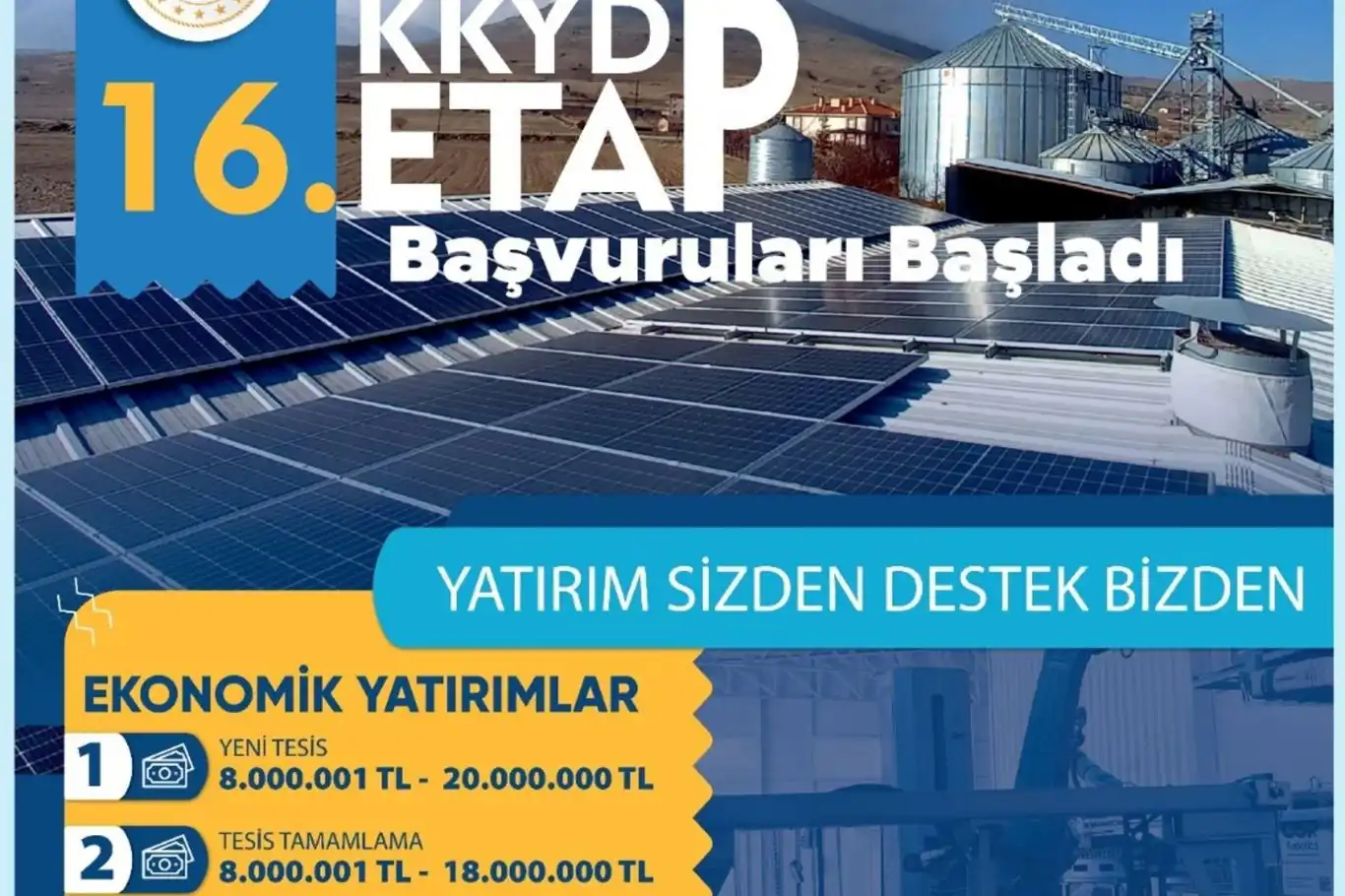 Tarıma dayalı yatırımlara hibe desteği programı duyuruldu