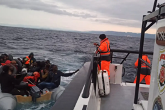 Turkish Coast Guard rescues 33 migrants off Izmir coast