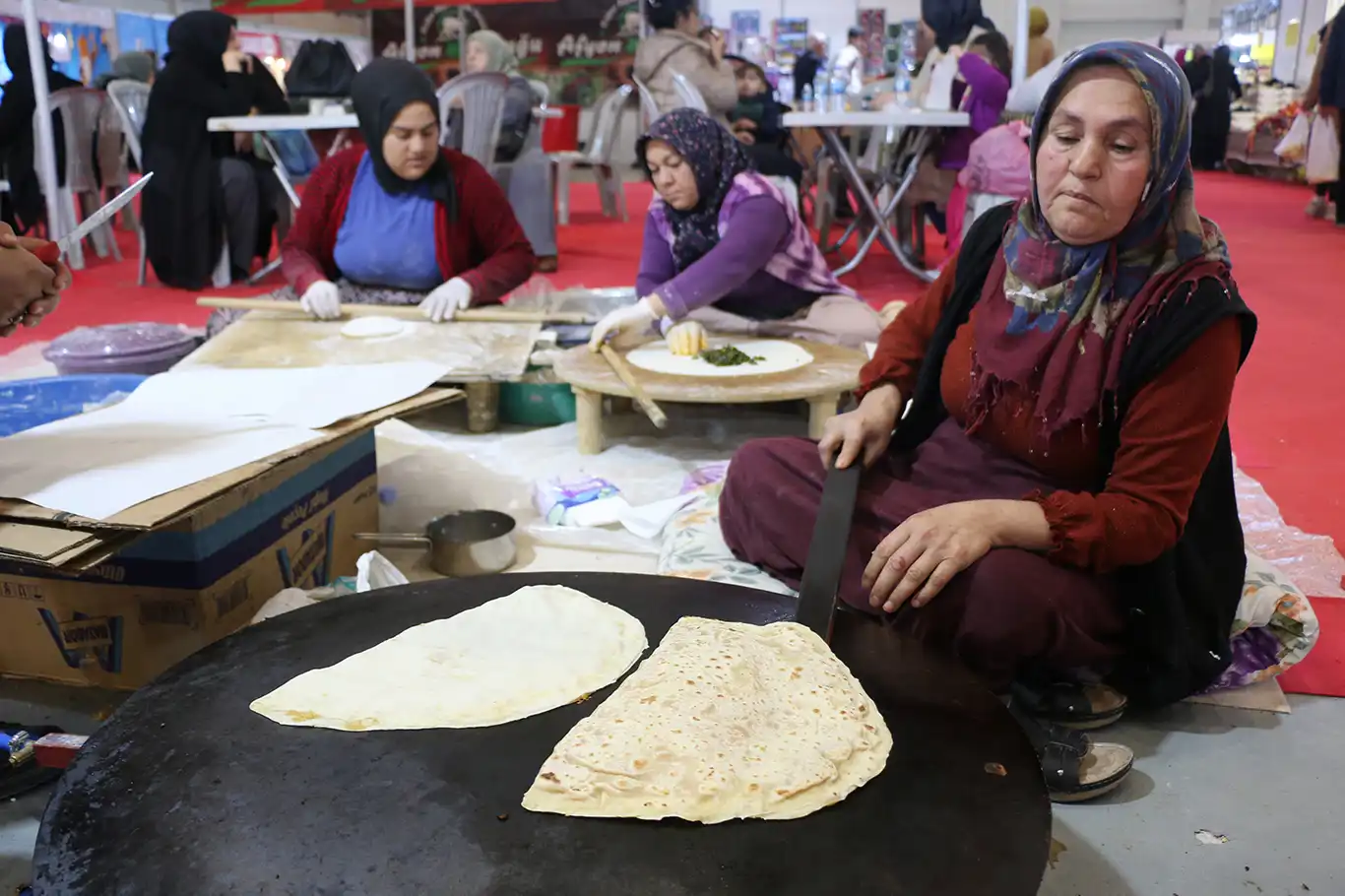 Şanlıurfa’nın lezzeti "Gözleme" fuarın gözdesi oldu