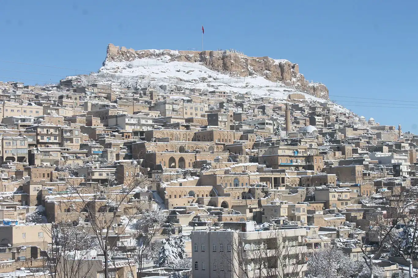 Mardin için sağanak yağış ve kar uyarısı