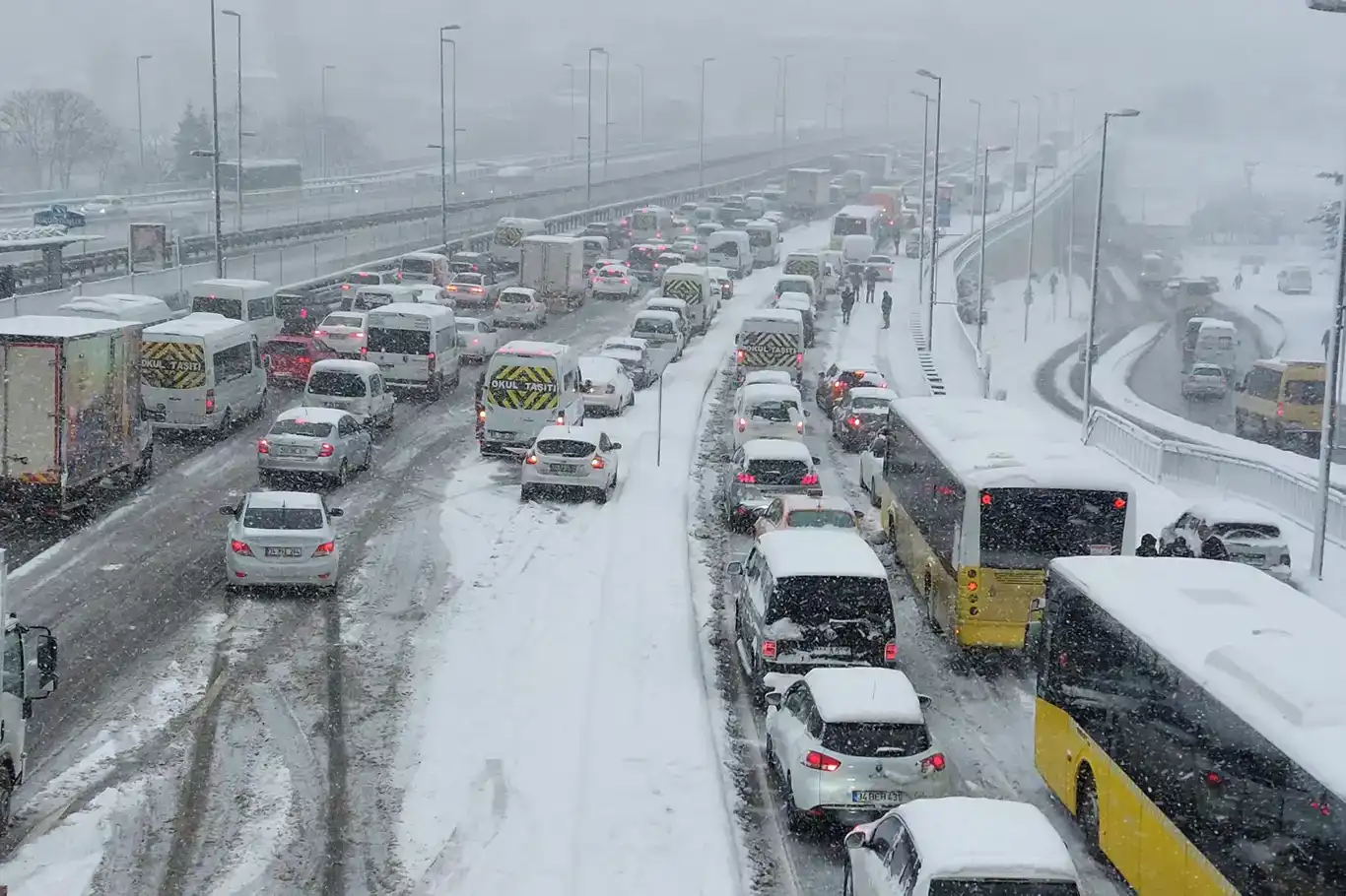 AKOM uyardı! İstanbul için kar kapıda