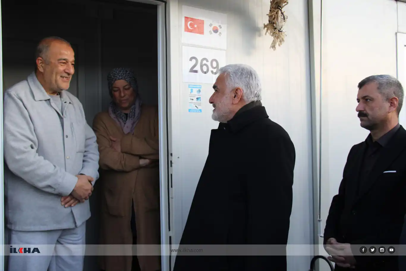 HÜDA PAR Chairman visits earthquake-affected Hatay on disaster's second anniversary