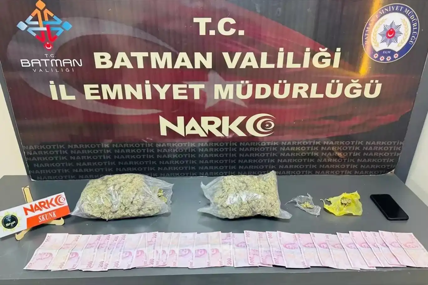 Batman'da uyuşturucu operasyonu: 1 gözaltı 