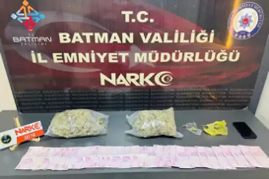 Batman'da uyuşturucu operasyonu: 1 gözaltı 