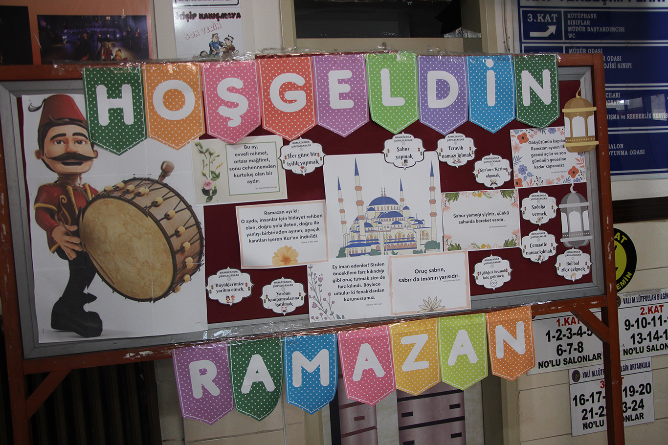 Öğrenciler "Ramazan ve Gazze" temalı resim sergisi açtı